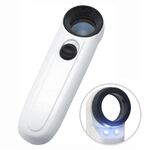 Лупа портативная карманная с подсветкой 6b-1b-1, диаметр: 21 мм, увеличение: 40X