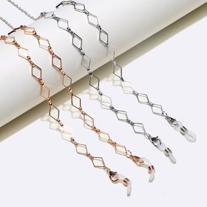 Metal non-slip chain, romb-shape, for glasses and masks GL476