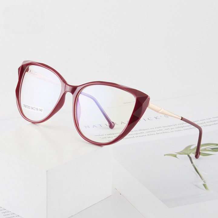 TR90 plastic frame or glasses with blue light protection, with spring hinges FA87053
