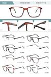 Plastic TR90 frame for men with spring hinges SY2207-DA