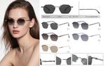Rimless polarized metal sunglasses with nylon lenses Eberhard EH21067