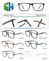 Plastic acetate frame with spring hinges CH5203-DA