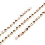 Металлическая нескользящая цепочка золотого цвета, с золотыми звездами, для очков и масок GL1556