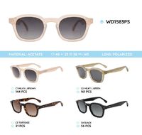 Plastic acetate frame polarized sunglasses WD1583PS