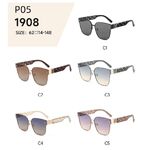 Polarized metal + TR90 sunglasses with nylon lenses P05KY 1908