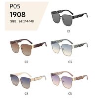Polarized metal + TR90 sunglasses with nylon lenses P05KY 1908