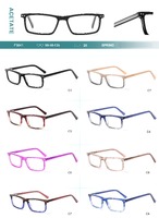 Acetate plastic frames for glasses with spring hinges Big City F3041