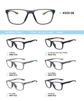 TR90 plastic eyeglasses frame K503-08
