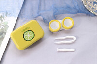 Mini set for a soft contact lens (Kits for contact lenses) B17-Lemon