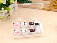 Mini set with contact lens cases XF890, 3pcs