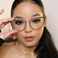 Очки металлические женские с защитой от синего света 1820-PN