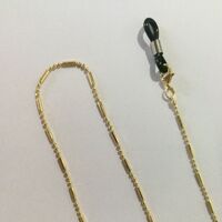 Металлическая нескользящая цепочка золотого цвета для очков и масок 8 видов GA009