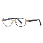 Metal + TR90 plastic Blue Blocker glasses frame for women with UV and blue light protection lenses More FCS3164