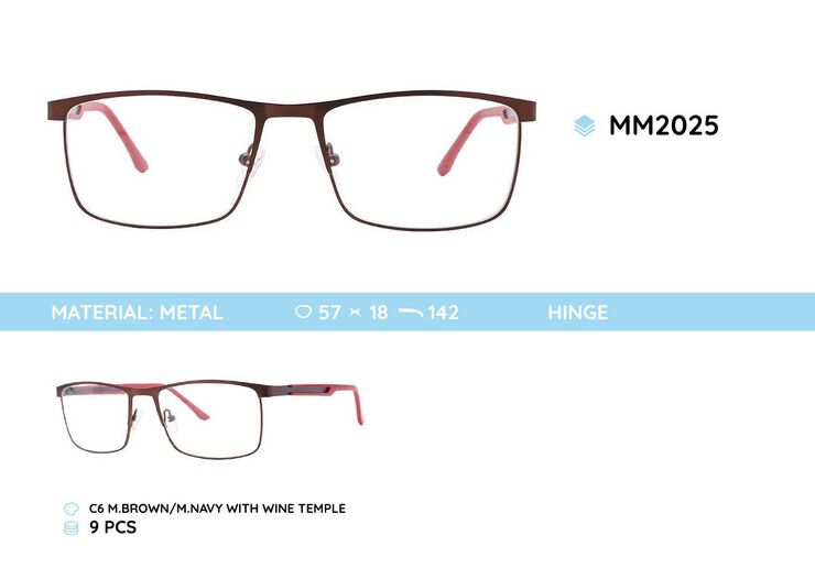 Metal frames for glasses MM2025
