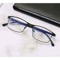 Metal eyeglasses for reading V6010, diopters from 0.50 to -6.00, not centered 