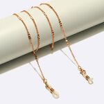 Металлическая нескользящая цепочка золотого цвета, для очков и масок GL1641-1