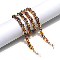 Модная ретро цепочка для очков черного цвета из акрила GB136(1)