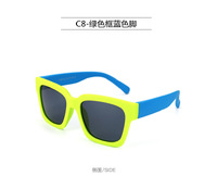 Polarized silicone sunglasses with UV400 protection for kids T1656
