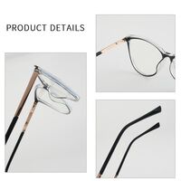 TR90 plastic frame or glasses with blue light protection, with spring hinges FA87001