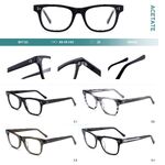 Plastic frames for glasses, acetate material Big City M1125