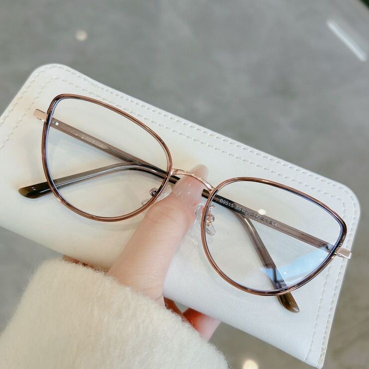 Оправа комбинированная (металл + TR90) с линзами Blue Ray Cut MAMO B9515