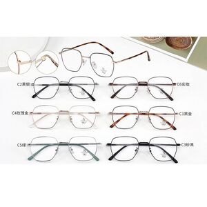 Metal frame with Blue Ray Cut protection lenses MAMO 8781
