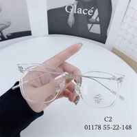 Hybrid frame, metal + TR90, with Blue Block coating SANTA 01178