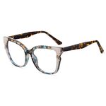 TR90 plastic frame or glasses with blue light protection, with spring hinges FA87312