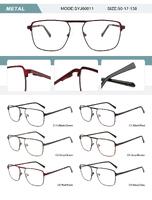 Metal frame for men with spring hinges SYJ60811-DA