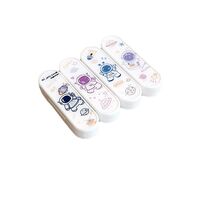 Мини-набор для мягких контактных линз - пинцет + присоска 101镊子4个装宇航员