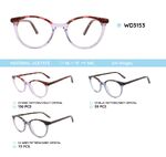 Plastic acetate eyeglasses frame for women WD3153