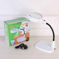 Tabletop magnifying glass with backlight 7765-XX, magnification: 8X
