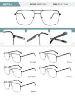 Metal frame for men with spring hinges YM111121-DA