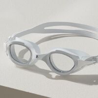 Swimming waterproof anti-fog goggles, with cap, 6612-YU