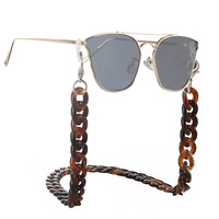 Акриловая нескользящая цепочка, толстая вогнутая, для очков и масок GL288-1