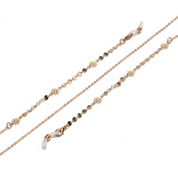 Set of two glasses chain with glasses and rectangles GL1355