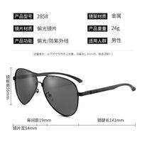 Поляризационные солнцезащитные алюминиево-магниевые очки с защитой UV400 2858-GT