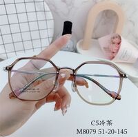 Hybrid frame, metal + TR90, with Blue Block coating SANTA M8079