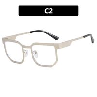 Metal glasses with blue light protection for women 7849-PN