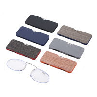 Plastic reading pince-nez glasses with case 6010, diopters from +1,00 to +3.00 RMC=62-64