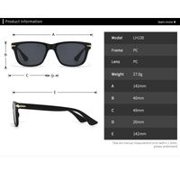 Plastic sunglasses Elit LH130-EL
