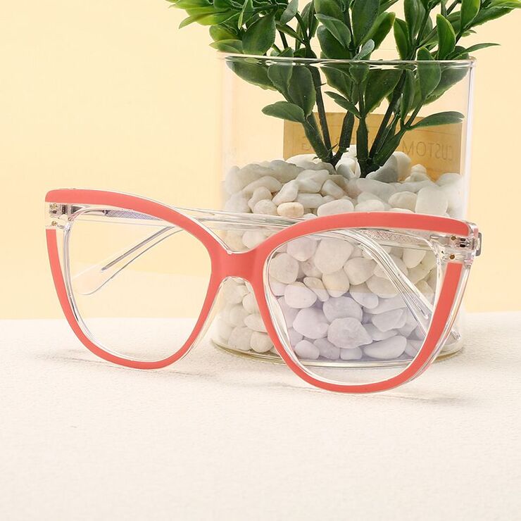 Plastic frame with anti-blue light protection lenses, with spring hinges Elit 5748-EL