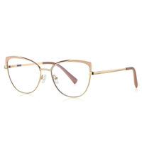 Оправа металлическая с линзами блю-блокерами MORE 3100