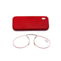 Plastic reading pince-nez glasses with case 6021, diopters from +1.00 to +3.00, RMC=62-64