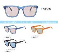 Plastic acetate frames polarized sunglasses WD5106
