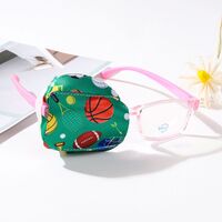 Окклюдер трёхмерный на очки, детская глазная мультипликационная маска при амблиопии, косоглазии, после операции