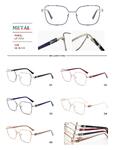 Metal frames for glasses with spring hinges for women Big City LF17010