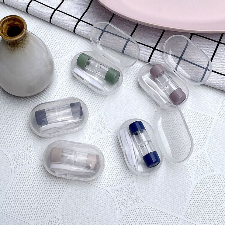 Mini soft contact lens kit with 2 containers 03-RGP一副