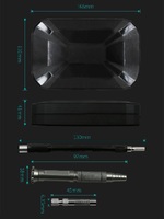 Набор отверток универсальный, 59 элементов в одном в пластиковом кейсе