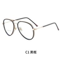 Combined frame (metal + TR90) or glasses with blue light protection, with spring hinges FA87176